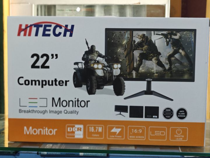Hitech%2022"%20Led%20Monitor%20With%20VGA%20&%20HDMI%20Supported%20%20HiTech%2022%20Inch%20FHD%20Monitor%20-%20Image%205