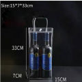 5/10/20/30PCS Transparent Plastic Gift Bag with Handle Reusable PVC Gift Clear Packaging Wedding Birthday Party Portable Handbag.