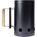 Barbecue Fire Starter Stainless Steel Barbecue Charcoal Burner Portable Handle Ignition Barrel Camping Picnic Cooking Stove Hood.