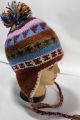 Woolen Ear Flap Cap/Topi with inner fleece. 