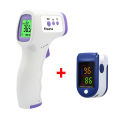 Handheld Medical Household Infrared Digital Ear and Forehead Non-contact Body Thermometer LCD Baby Adult Fever Temperature. 