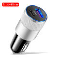 PD Car Charger 2 Ports Fast Charging PD+USB 3.1A QC 3.0 USB C Car Quick Charger Type C Adapter in Car For iPhone  . 