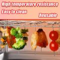 Air Fryer Oven Vertical Grill Skewer Grill Universal Accessories Food Grade 304 Stainless Steel Special Baking Needle. 
