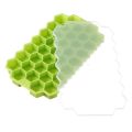 Food Grade Compartment Silicone Ice Cube Tray with Lid Silicone Molds Ice Cube Maker Popsicle Mould Home Kitchen Gadgets. 