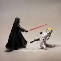 Hasbro Star Wars Movie Darth Vader Dark Trooper 10cm Anime Action Figure Collection Mini Doll Toys Model For Children .