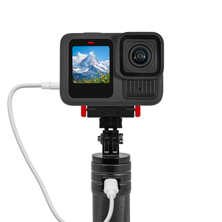 Magnetic%20Quick-Release%20Base%20for%20%2013%2012%2011%2010%209%208%207%20Mini%20Max%20Action%20Camera%20Stand%20Mount%201/4"%20ARRI%20Tripod%20Adapter%20Bracket%20-%20Image%205