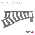 5pcs MOC Creative Expert Ideas City Train Switching Tracks Base Rails Crossing Collection Bricks Building Blocks Toys Kids . 