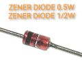 Zener diode 0.5W Zener diode  1/2W. Select your choice.. 