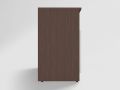 BM-MART Modren TV stand Wood brown/white Sienna Media Unit. 
