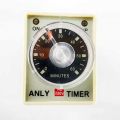 Analog Timer Ac 220V 8 Pin Round Industrial Grade Anly AH3-1 For Ac Outdoor Driyer Mixer Time Control Devices Remote Control Switch. 