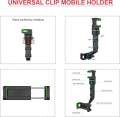 Mobtude New Version 360° Rotatable and Retractable Car Mobile Phone Holder.