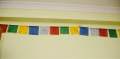 30 Feet Lungta Prayer Flags for Room Home Office Cafe Restaurant Outdoor Decoration, Buddhist Flags. 