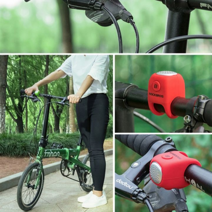 ROCKBROS%20Electric%20Cycling%20Bells%20Horn%20Rainproof%20MTB%20Bicycle%20Handlebar%20Bell%20Silica%20gel%20Shell%20Ring%20Saving%20Bell%20Bicycle%20Accessory%20-%20Image%203