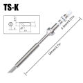 PINE64 TS100 Ts101 Soldering Iron Tips Replacement Various Models of Pinecil V2 Electric Soldering Iron Tip TS Series BC2 ILS K. 