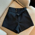 2026 Women Summer Black Shorts Women Harajuku Elegance High Waisted Shorts A Line Slim Casual Hot Girl Straight Pants. 