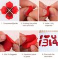 1000PCS Non-woven fabric simulates rose petals, which is very suitable for Valentine's Day and especially for proposal parties.. 