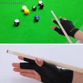 1 PCS Unisex Anti-Skid Billiard Three-Finger Gloves for Snooker Cue Sports Entertainment Left & Right Hand Compatible. 