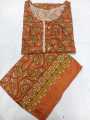 Cotton 2 piece suit new latest design fabric soft lawn cotton random colour random colour. 