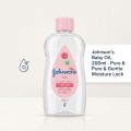 Johnson's Baby Oil 200ml Gentle Daily Massage and Moisturizing Oil for Baby Skin.