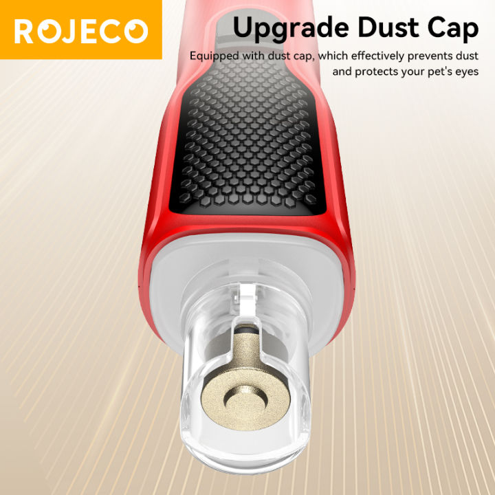 ROJECO%20Pet%20Electric%20Nail%20Grinder%20Rechargeable%20Dog%20Paw%20Grooming%20Nail%20Clipper%20LED%20Light%207%20Speeds%20Adjustable%20Cat%20Claw%20Nail%20Grinder%20-%20Image%206