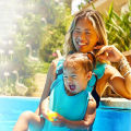 Innovative Carrier Adjustable Infant Chest Holder Use Both in Water & Land Infant Baby Hip Seat Carrier for Pool & Beach. 