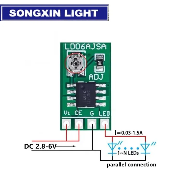 New%2030-1500MA%20Adjustable%20Constant%20Current%20LED%20Driver%20DC%203.3V%203.7V%204.2V%205V%20PWM%20Control%20Board%20Buck%20Power%20module%20-%20Image%202