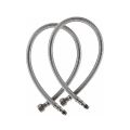 Basin sink vanity mixer connection pipe 18" and 24"  length pakistani moti choori hose pipe premium quality high pressure brass nozzle kitchen bathroom washroom cold hot water supply pipe hose. 