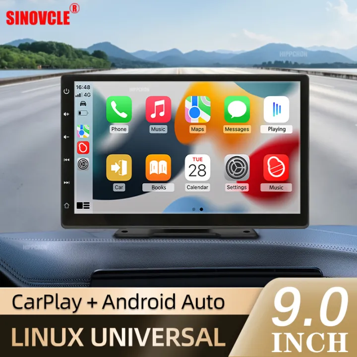 9 inch CarPlay Android Auto Car Radio Multimedia Video Player IPS Touch ...