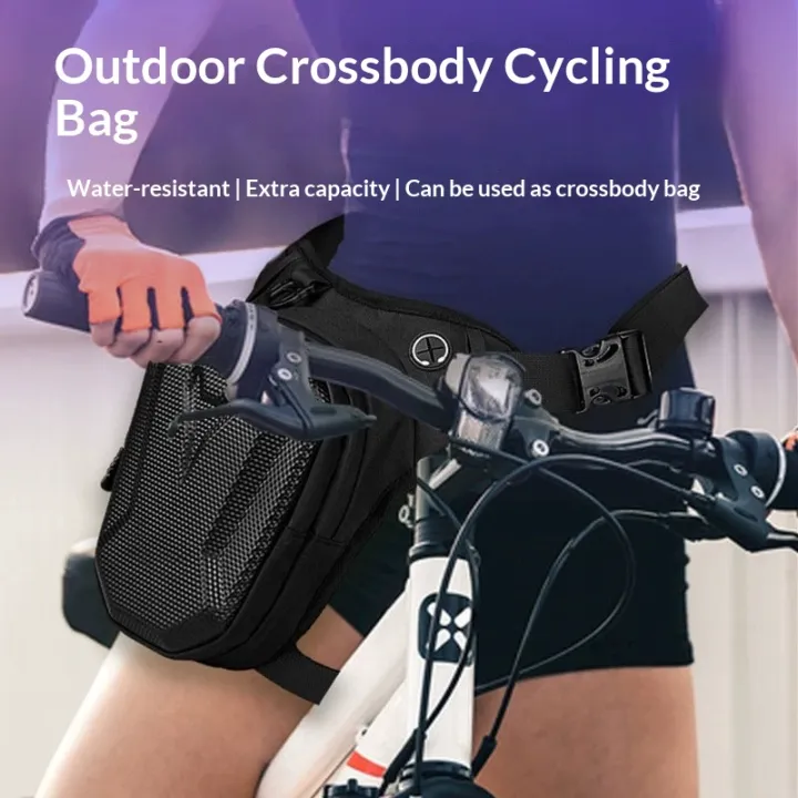 HOMEFISH%201PC%20Black%20Motorcycle%20Leg%20Bag%20Waterproof%20Rider%20Waist%20Bag%20Cycling%20Bike%20Crossbody%20Bag%20Motorcycle%20Equipment%20-%20Image%203