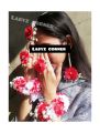 Artificial flower bridal gajraset - bridal gajray -red gajraset - red gajray -artificial gajray. 