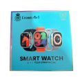Smart Watch Crown 4+1 Four Strips In One Full Hd display with wireless charger. 