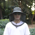 Men Mosquito Proof Sun Hat With Face Cover Summer Outdoor Fishing Bucket Neck Flap Anti Uv Breathable Shade Cap Camping Hiking. 