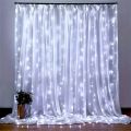 1pc 6x3/3x3/3x2/3x1m USB LED Curtain String Lights Bedroom Christmas Garland Fairy Lamp Wedding Party Home Decoration Lighting.