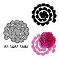 3D Flower Metal Cutting Die Stencils Cut Die for Diy Scrapbooking Album Decorative Crafts Embossing Paper Cards Making 2021 New.
