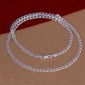 5MM Silver Plated Neckless For Men & Woman. 