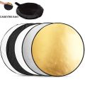 60cm 80cm 110cm Portable Outdoor 5 in 1 Photo Studio Light Diffuser Photography Reflector Collapsible.
