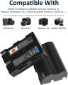 DSTE 2PCS NP-400 D-LI50 (2300mAh/7.4V) Battery Charger Set Compatible for Pentax K10D, K20D Camera. 