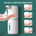 380ML Touchless IPX5 Waterproof 4-Gears Adjustable Foam/Gels Automatic Sense Soap Dispenser Electric Hand Dish Washing Machine. 
