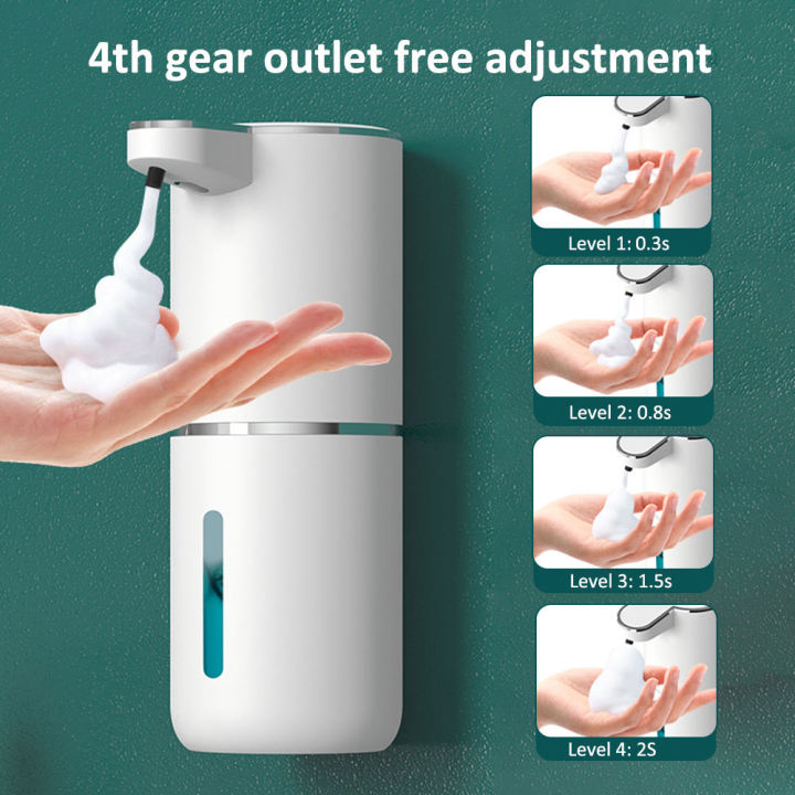 380ML%20Touchless%20IPX5%20Waterproof%204-Gears%20Adjustable%20Foam/Gels%20Automatic%20Sense%20Soap%20Dispenser%20Electric%20Hand%20Dish%20Washing%20Machine%20-%20Image%203