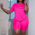 Women's Tracksuit Casual 2026 Summer Two Piece Sets Hot Sales Fashion Quality O-Neck Short Sleeve Sports T-Shirts Daily Clothing.