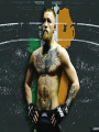 Conor McGregor Canvas Art - Inspirational MMA Fighter Tattoo Poster, Boxing Match Wall Decor Aesthetic, Home & Game Room Accent. 