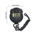 Digital Running Training Counter Stopwatch Timer Waterproof Alarm Chronograph. 