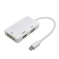 3 In 1 Mini Dp Displayport To Hdmi/Dvi/Vga Display Port Cable Adapter For Converter Cable For Apple Macbook Air Pro Mdp. 