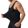 Mens Slimming Body Shaper Chest Compression Shirts Tummy Control Shapewear Abdomen Belly Trimmer Vest Gym Waist Trainer Corset.