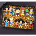 Dragon Ball Z Super Saiyan Son Goku Anime Figure Son Gohan Vegeta Broly Piccolo Majin Buu Set Action Figurine Model Toy.