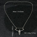 A Fashionable and Creative New Halloween Punk Style Skull Necklace Halloween Gift. 