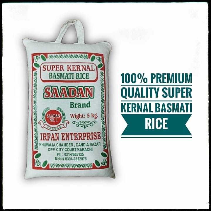Saadan Super Kernal Basmati Rice 5Kg | Daraz.pk