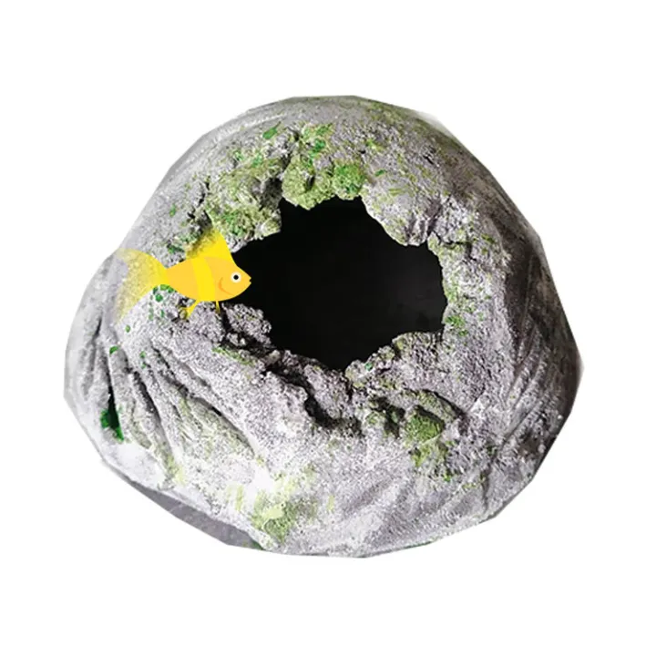 Aquarium accessories Fish cave Rough Textured rough door | Daraz.pk