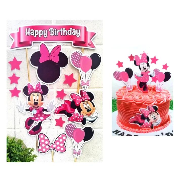 Minnie%20Mouse%20Theme%20Printable%20Picture%20Cake%20Topper%20Pack%20for%20To%20Decorate%20the%20Cake%20-%20Image%208