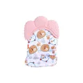 Cartoon Printed Children's Gloves Baby Teether Gloves For Babies Teethers Anti Eating Hand Teething Chewing Toy Baby Mittens. 